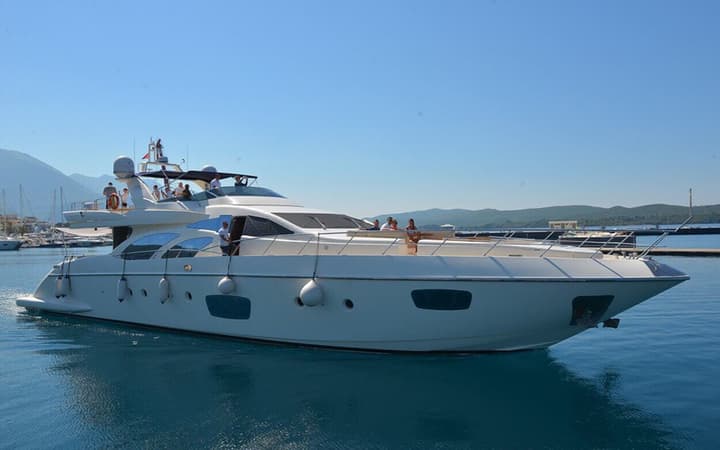 98 Azimut luxury charter yacht - Porto Montenegro Yacht Club, Tivat, Montenegro