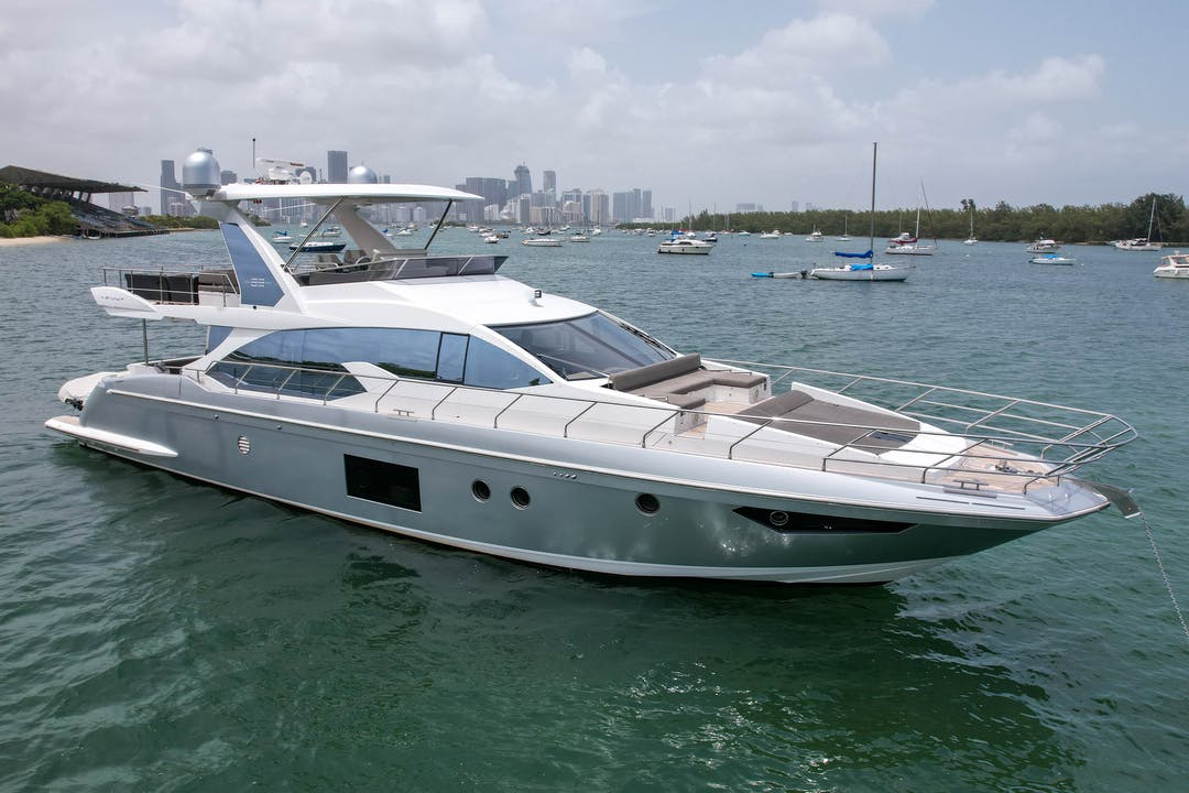 66 Azimut luxury charter yacht - Shuckers Waterfront Bar & Grill, 79th Street Causeway, North Bay Village, FL, USA