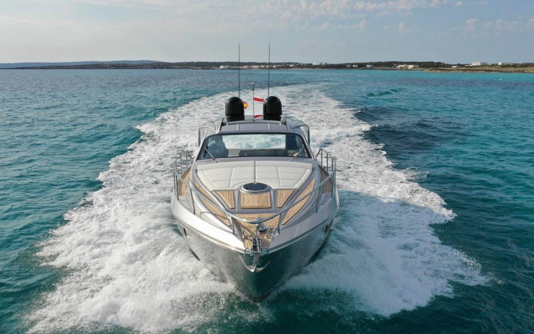54 Pershing luxury charter yacht - Botafoc Ibiza, Av. de Juan Carlos I, 07800 Ibiza, Balearic Islands, Spain