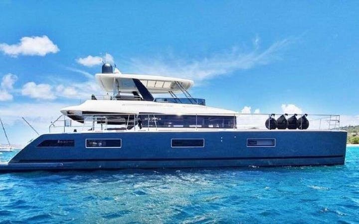 64 Lagoon luxury charter yacht - White Bay, British Virgin Islands