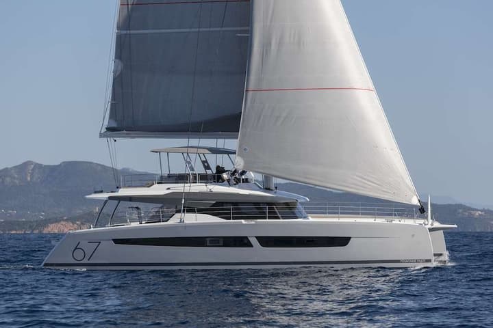 67 Fontaine Pajot luxury charter yacht - Road Harbour, Road Town, BVI