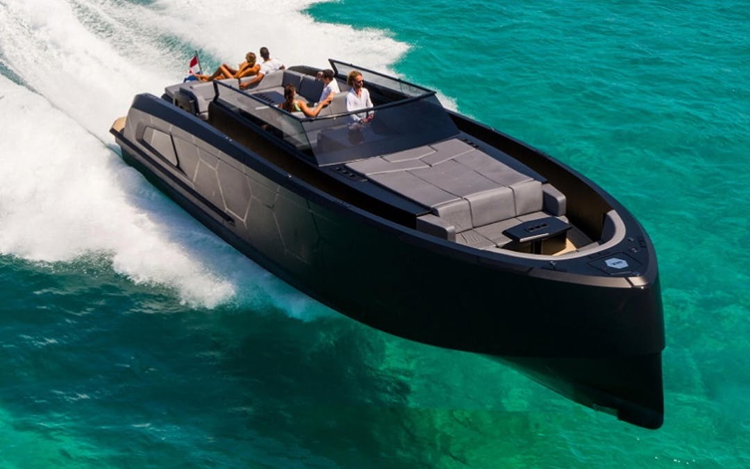 45' Vanquish luxury charter yacht - Botafoc Ibiza, Av. de Juan Carlos I, 07800 Ibiza, Balearic Islands, Spain - 1