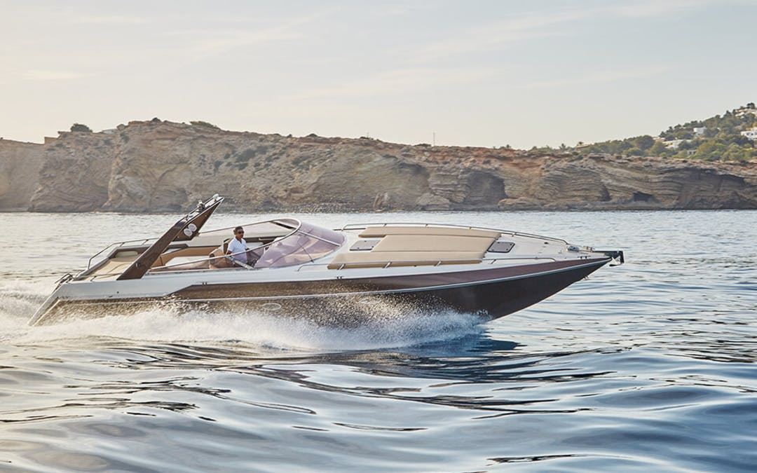 43' Sunseeker Thunderhawk luxury charter yacht - Marina Botafoch, Ibiza, Spain - 0