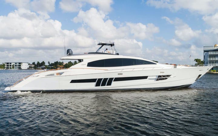 92 Lazzara luxury charter yacht - Taha Marine Center, East Atlantic Boulevard, Pompano Beach, FL, USA