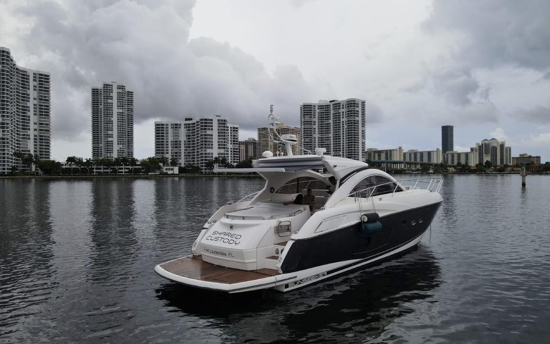 53' Sunseeker luxury charter yacht - Bill Bird Marina, Collins Avenue, Miami Beach, FL, USA - 3