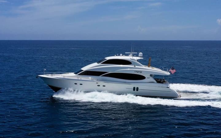 80 Lazzara luxury charter yacht - 501 East Camino Real, Boca Raton, FL, USA