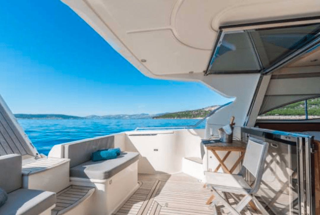 45 Ferretti luxury charter yacht - Hvar, Croatia