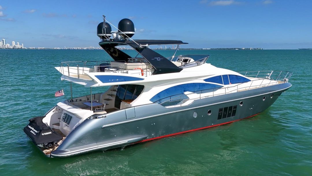 70 Azimut luxury charter yacht - Coconut Grove, Miami, FL, USA