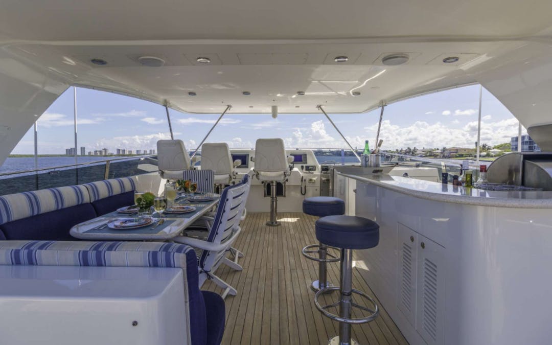 90 Cheoy Lee luxury charter yacht - Bahia Mar Yachting Center, North & South Basin, Seabreeze Boulevard, Fort Lauderdale, FL, USA