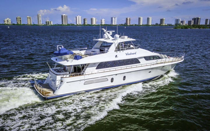 90 Cheoy Lee luxury charter yacht - Bahia Mar Yachting Center, North & South Basin, Seabreeze Boulevard, Fort Lauderdale, FL, USA