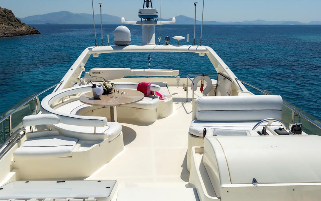 69 Ferretti luxury charter yacht - Athens, Greece