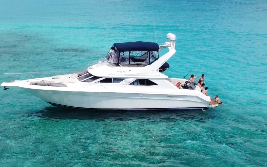 47 Sea Ray Flybridge luxury charter yacht - Puerto Aventuras, Quintana Roo, Mexico