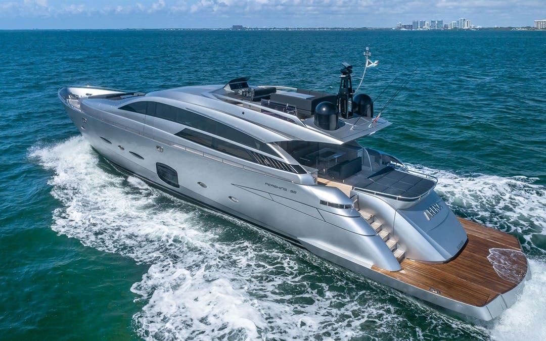 92 Pershing luxury charter yacht - Coconut Grove, Miami, FL, USA