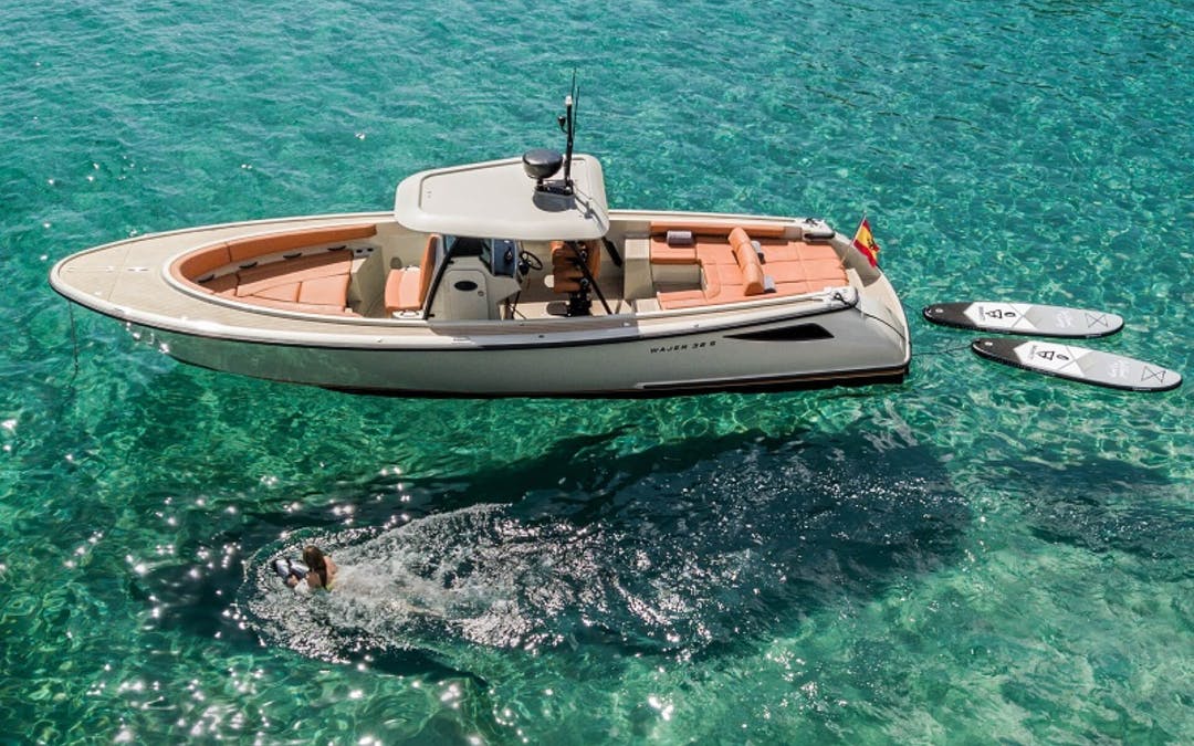 38' Wajer luxury charter yacht - Botafoc Ibiza, Av. de Juan Carlos I, 07800 Ibiza, Balearic Islands, Spain - 3