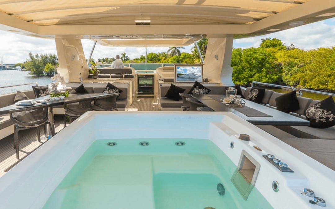 105 Azimut luxury charter yacht - Ferrino Sports Fitness Club : Downtown Miami, Northwest South River Drive, Miami, FL, USA