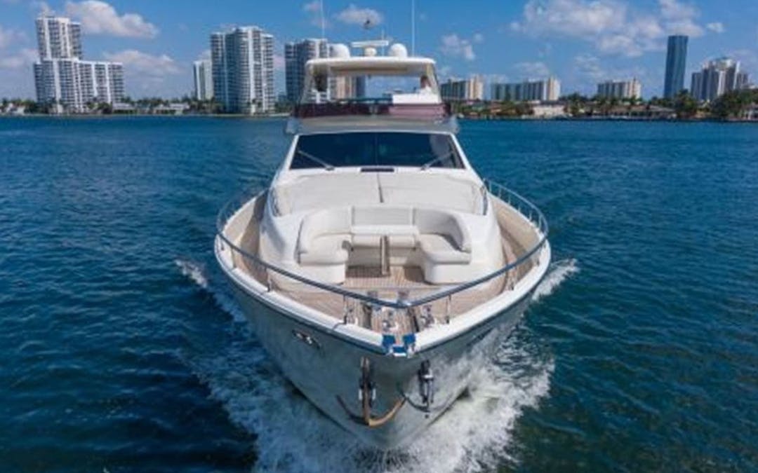 80 Ferretti luxury charter yacht - Miami Beach, FL, USA