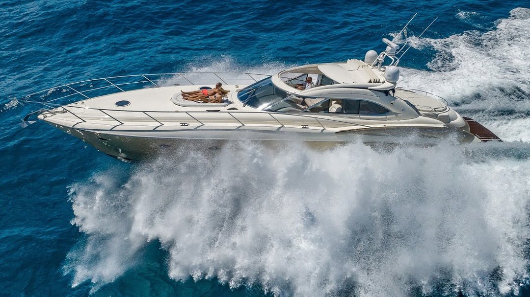 60' Sunseeker Predator luxury charter yacht - 7910 West Drive, North Bay Village, FL, USA - 2