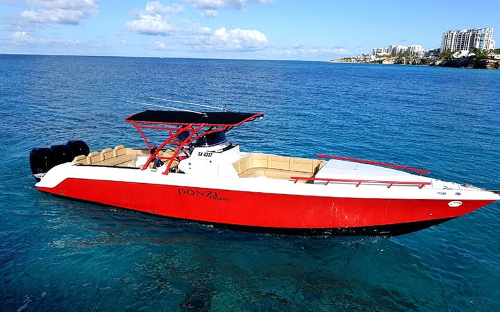 38 Donzi  luxury charter yacht - Porto Cupecoy, Sint Maarten
