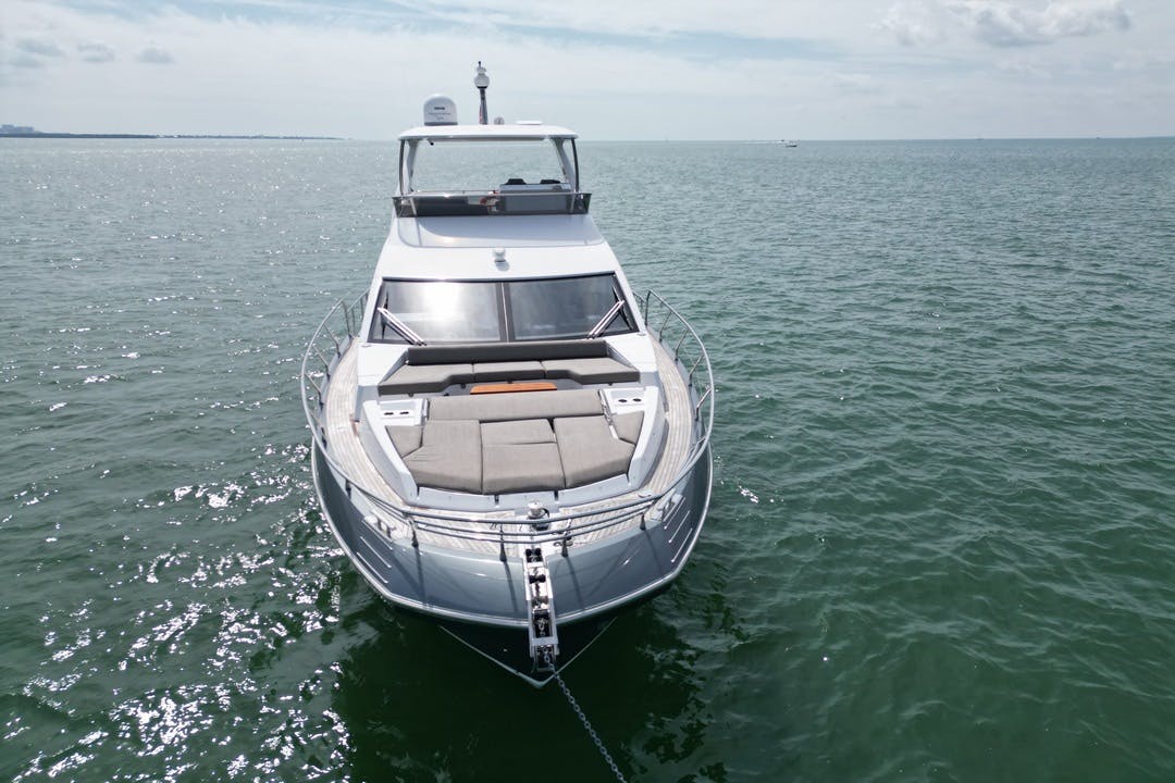 60 Azimut luxury charter yacht - Rickenbacker Marina, Rickenbacker Causeway, Miami, FL, USA