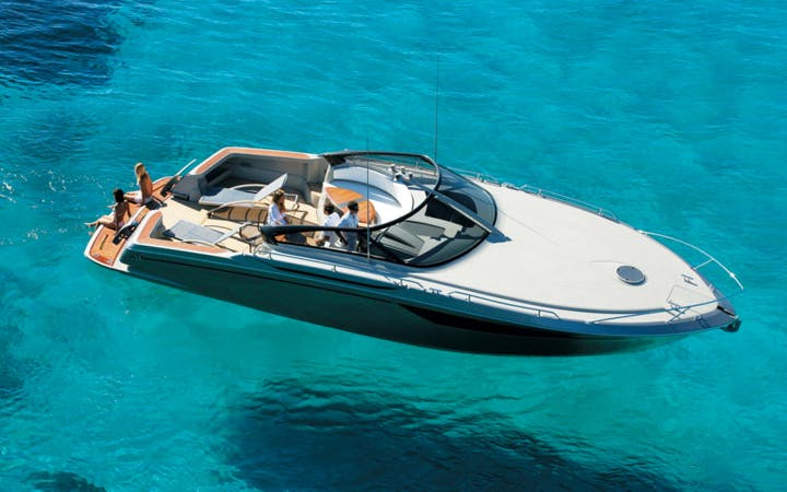 43' Baia luxury charter yacht - Nammos, Psarrou, Mykonos, Greece