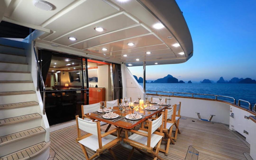 106 Falcon luxury charter yacht - Royal Phuket Marina, Thepkasattri Rd, Kohkaew, Muang, Phuket, Thailand