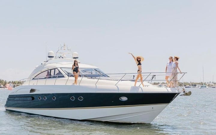 65' Princess luxury charter yacht - Centennial Park & Amphitheater, East Ocean Avenue, Boynton Beach, Palm Beach, FL, USA