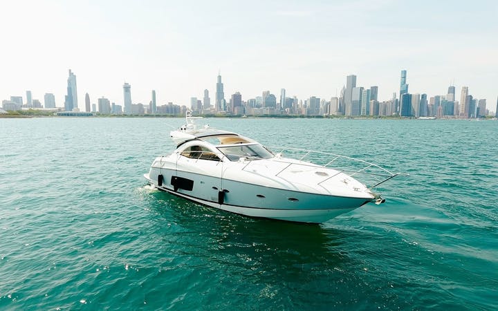 48 Sunseeker luxury charter yacht - 31st Street Harbor, Chicago, IL, USA