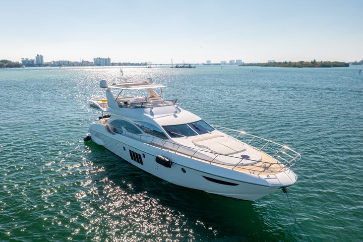70' Azimut luxury charter yacht - 400 Sunny Isles Boulevard, Sunny Isles Beach, FL, USA