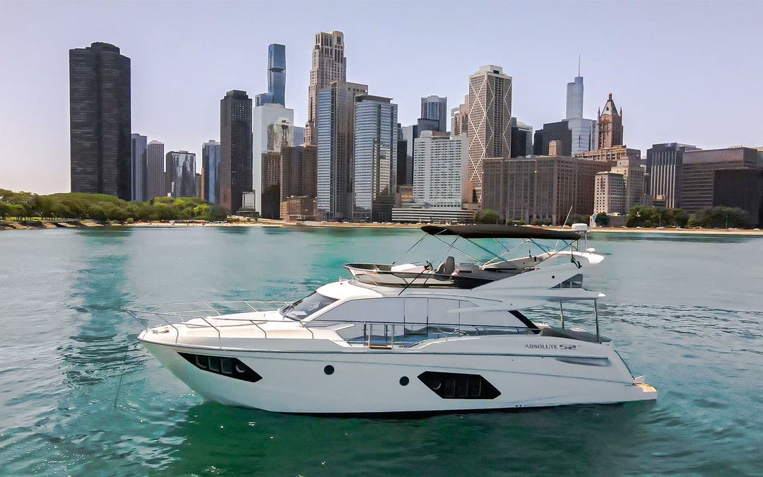 52 Absolute luxury charter yacht - Belmont Harbor, Chicago, IL, USA