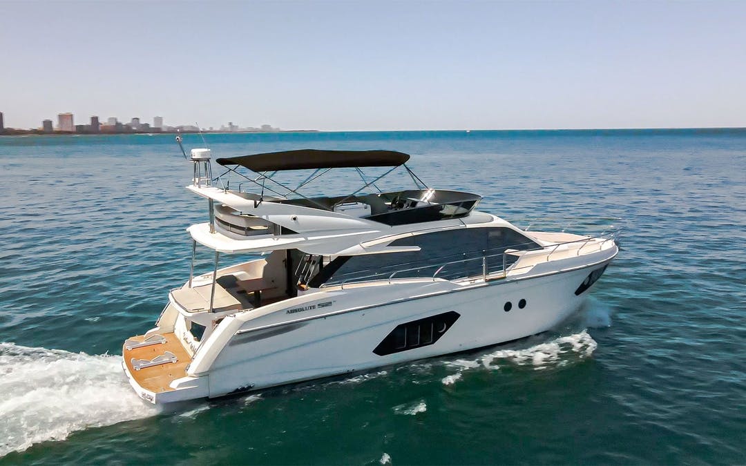 52' Absolute luxury charter yacht - Belmont Harbor, Chicago, IL, USA - 3