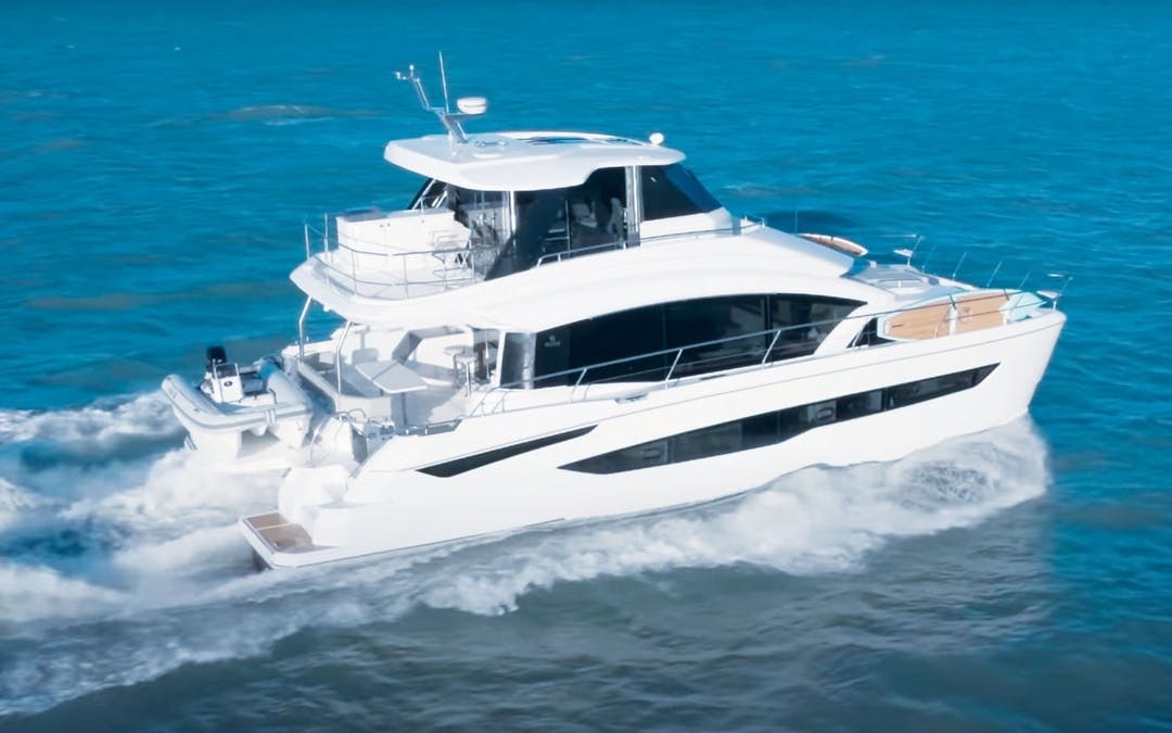 54 Aquila luxury charter yacht - Cox's Landing 15th Street Boat Ramp Lot, Southeast 15th Street, Fort Lauderdale, FL, USA