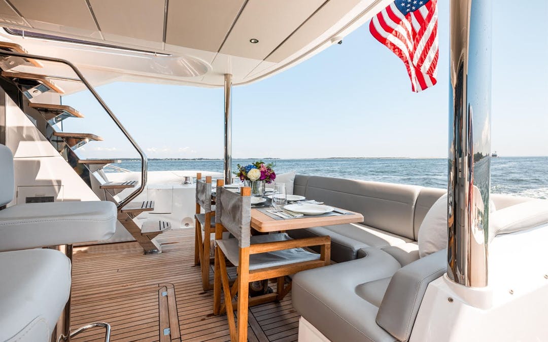 66 Sunseeker luxury charter yacht - Burnham Harbor, Chicago, IL, USA