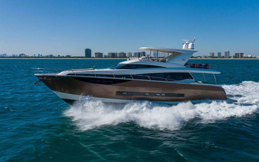 75 Prestige luxury charter yacht - Turnberry Marina, Turnberry Way, Aventura, FL, USA