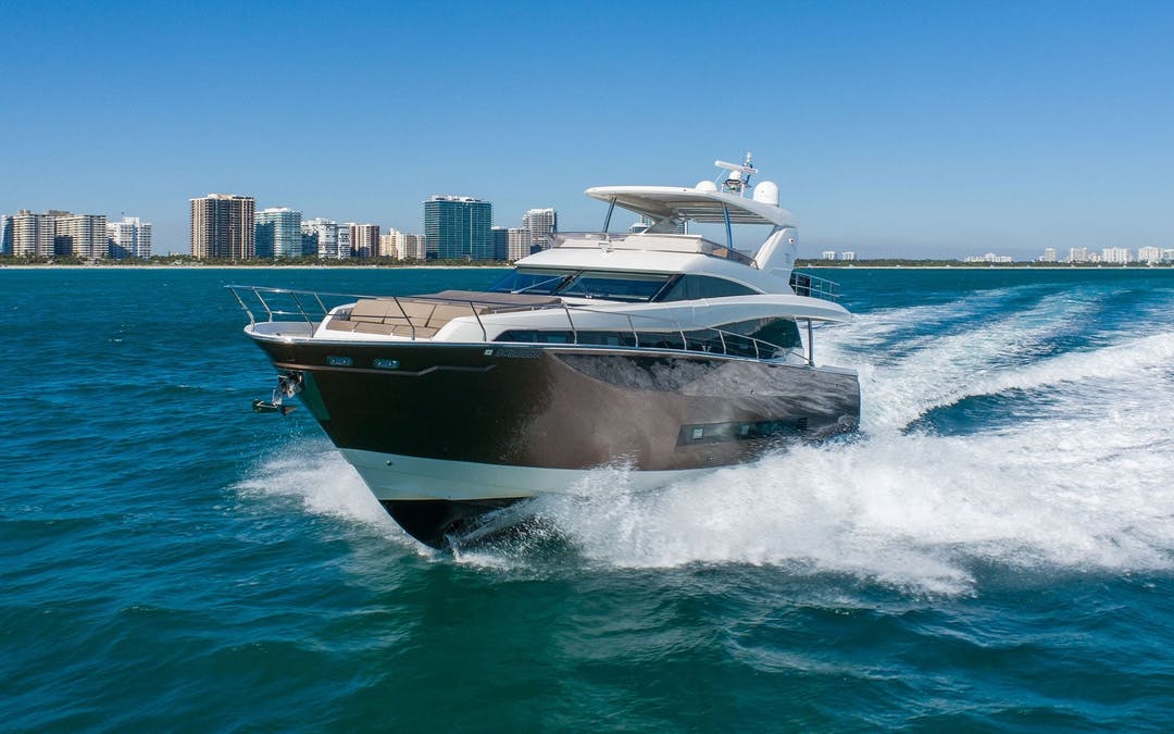 75 Prestige luxury charter yacht - Turnberry Marina, Turnberry Way, Aventura, FL, USA