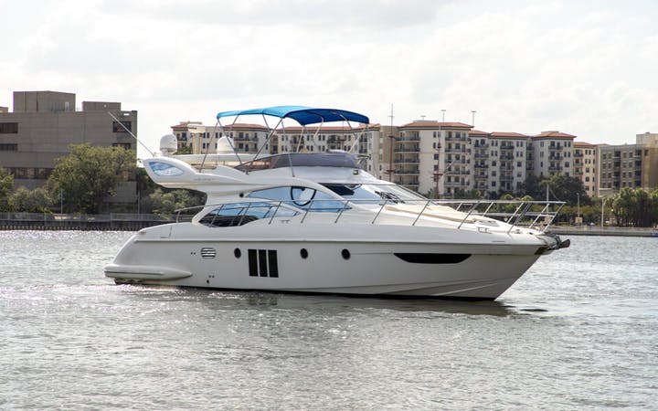 48 Azimut luxury charter yacht - 601 S Harbour Island Blvd, South Harbour Island Boulevard, Tampa, FL 33602, USA