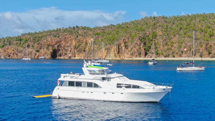 88 Nordlund luxury charter yacht - Oil Nut Bay, British Virgin Islands