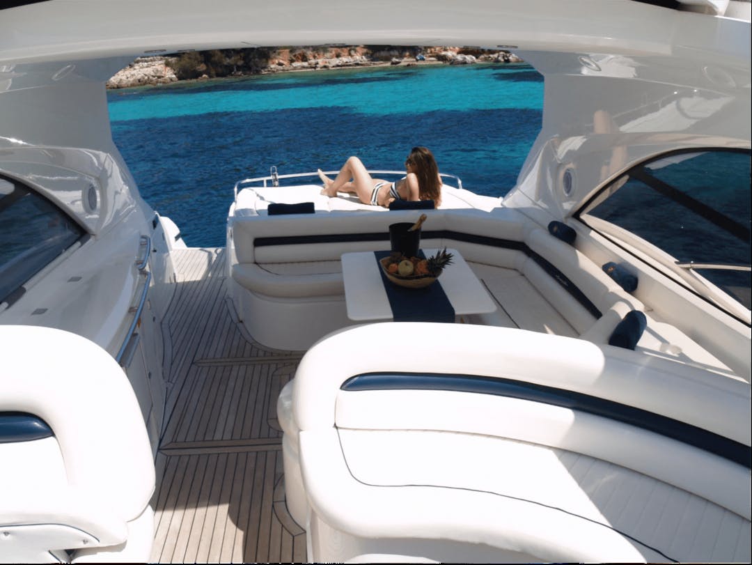 50' Sunseeker luxury charter yacht - Antibes Marina, Port Vauban, Antibes Juan les Pins, France - 3