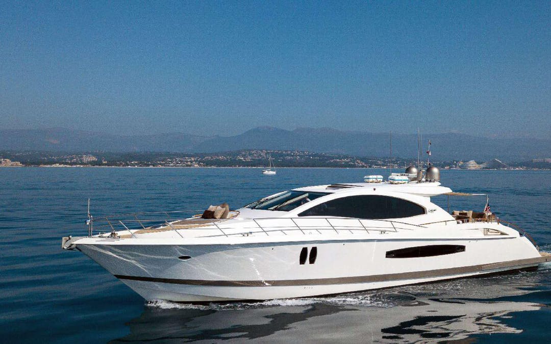 76' Lazzara luxury charter yacht - Antibes, France - 1
