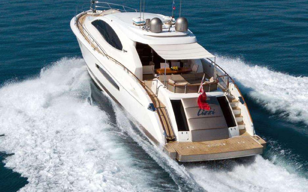 76' Lazzara luxury charter yacht - Antibes, France - 3