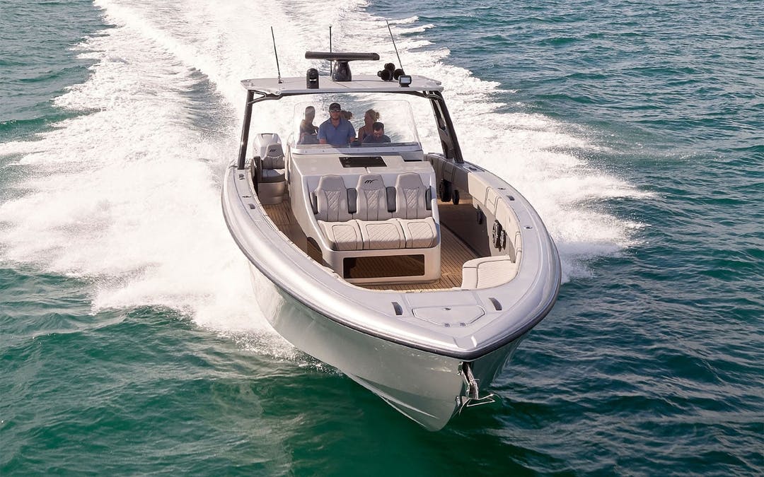 43 Midnight Express luxury charter yacht - Haulover Marine Center, Collins Avenue, Miami Beach, FL, USA