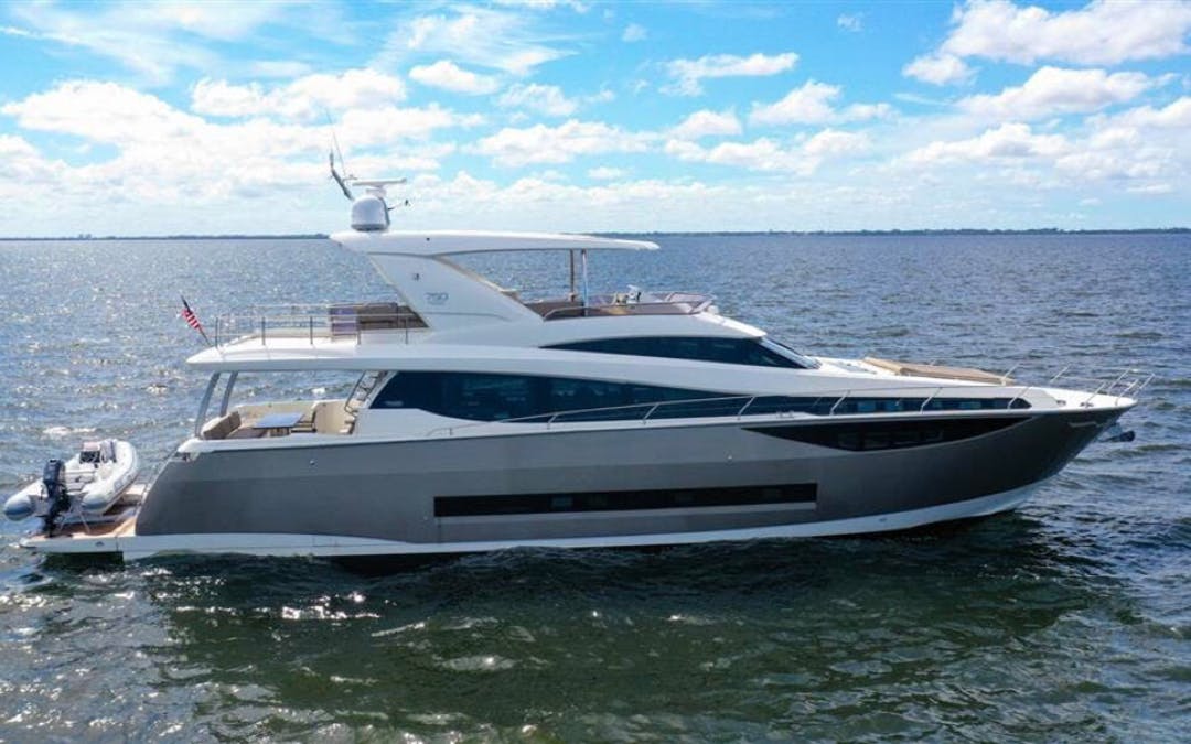 75 Prestige luxury charter yacht - Palm Harbor Marina, North Flagler Drive, West Palm Beach, FL, USA