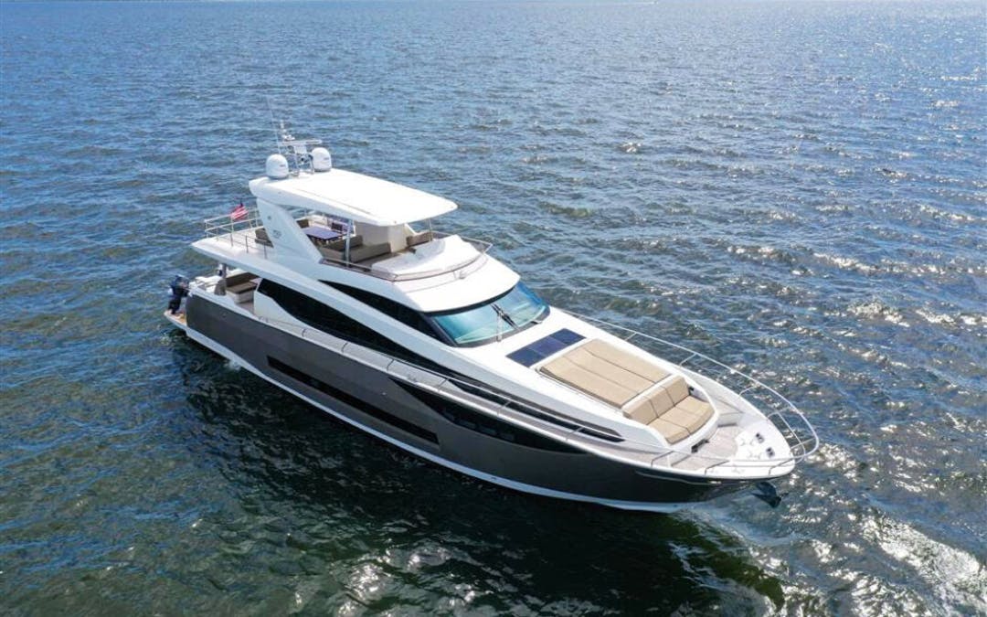 75 Prestige luxury charter yacht - Palm Harbor Marina, North Flagler Drive, West Palm Beach, FL, USA