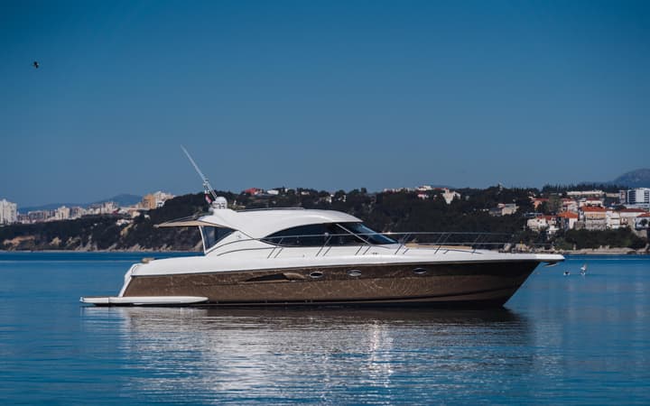 50 Riviera luxury charter yacht - Marina Lav, Grljevačka ulica 2a, Podstrana, Croatia