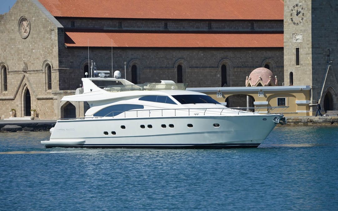 68 Ferretti luxury charter yacht - Athens, Greece