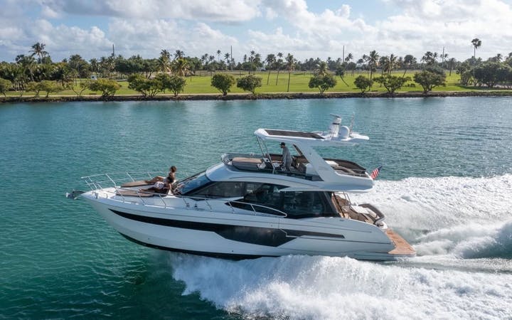 50' Galeon luxury charter yacht - Miami Beach Marina, Alton Road, Miami Beach, FL, USA