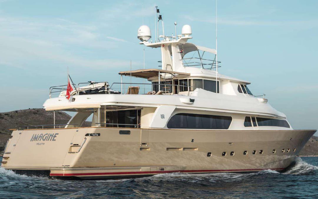101 Ferretti luxury charter yacht - Porto Montenegro Yacht Club, Obala bb, Tivat, Montenegro