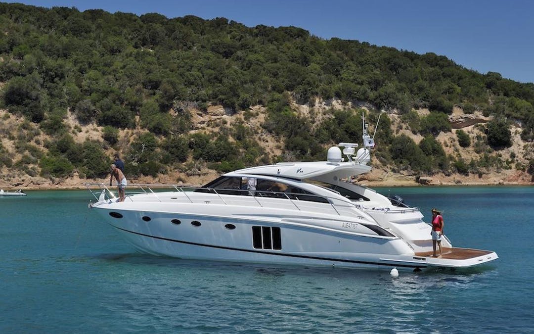 56 Princess luxury charter yacht - Juan-les-Pins, Antibes, France