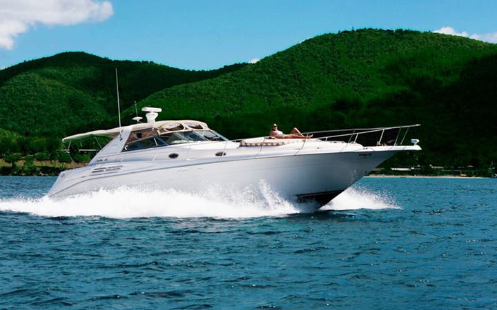 52 Sea Ray luxury charter yacht - Saga Haven Marina, St. Thomas, USVI