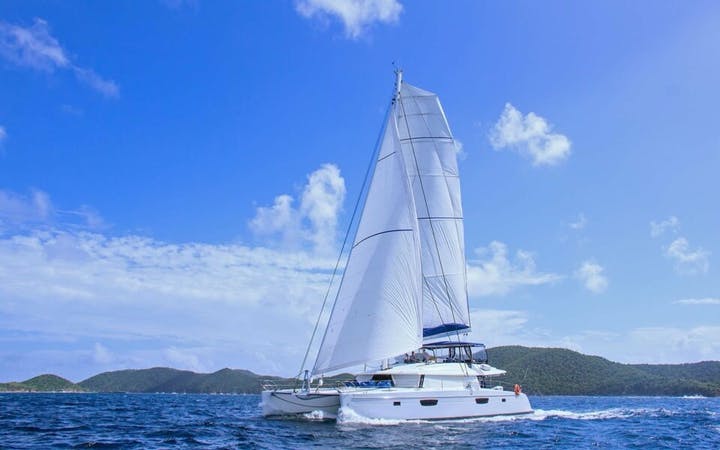 67' Fountaine-Pajot luxury charter yacht - Yacht Haven Grande, St. Thomas, US Virgin Islands, USVI