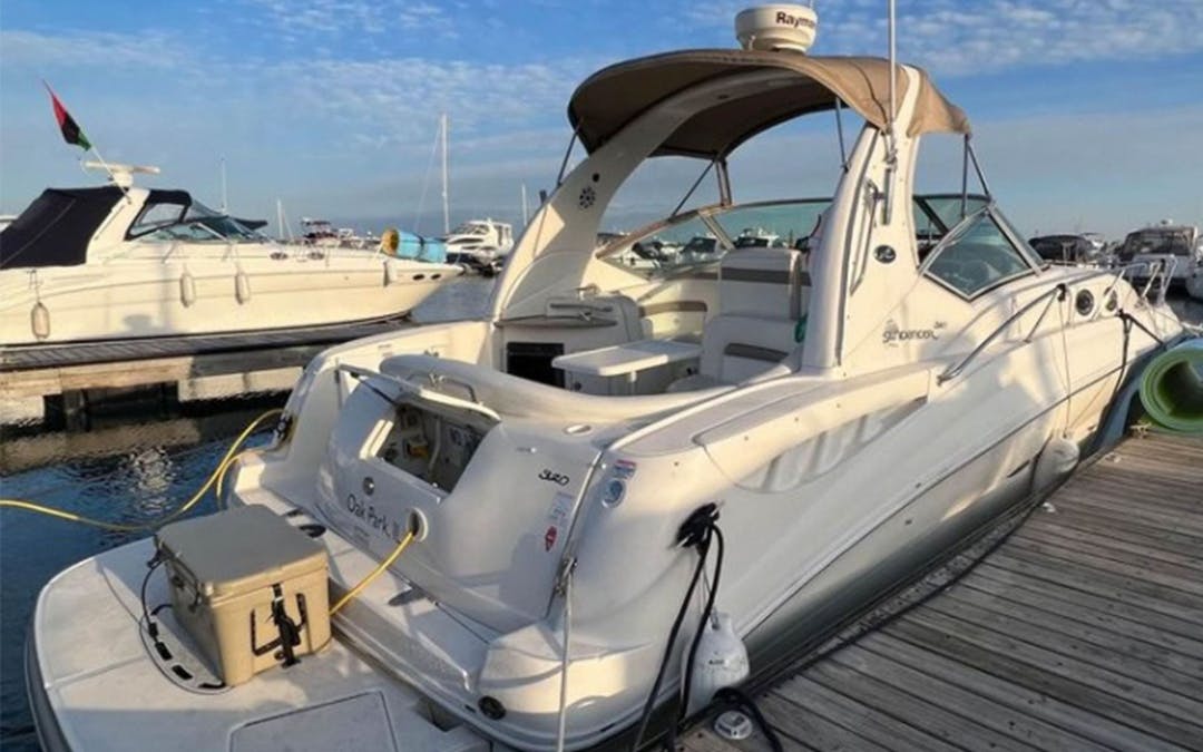 35 Sea Ray luxury charter yacht - Burnham Harbor Drive, Chicago, IL, USA